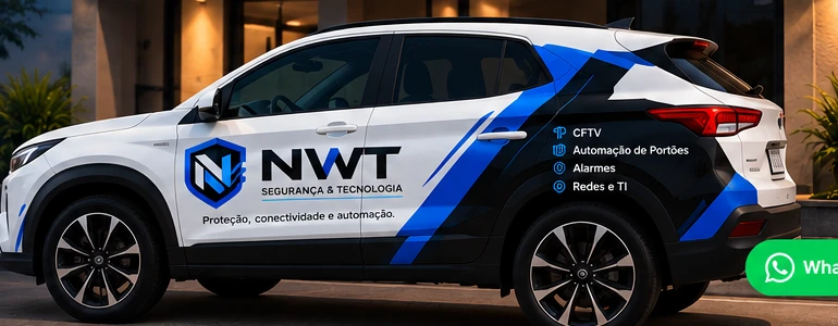Veículo da NWT Segurança e Tecnologia, marco da trajetória da empresa